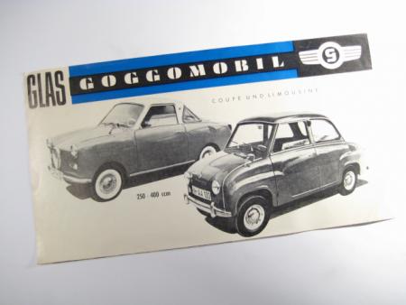 Goggomobil Faltblatt - 1967  