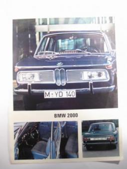 Prospekt BMW 2000  