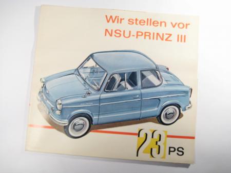 Prospekt NSU Prinz III - 23 PS  
